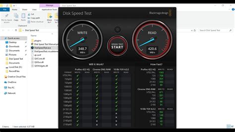 windows 10 test disk speed